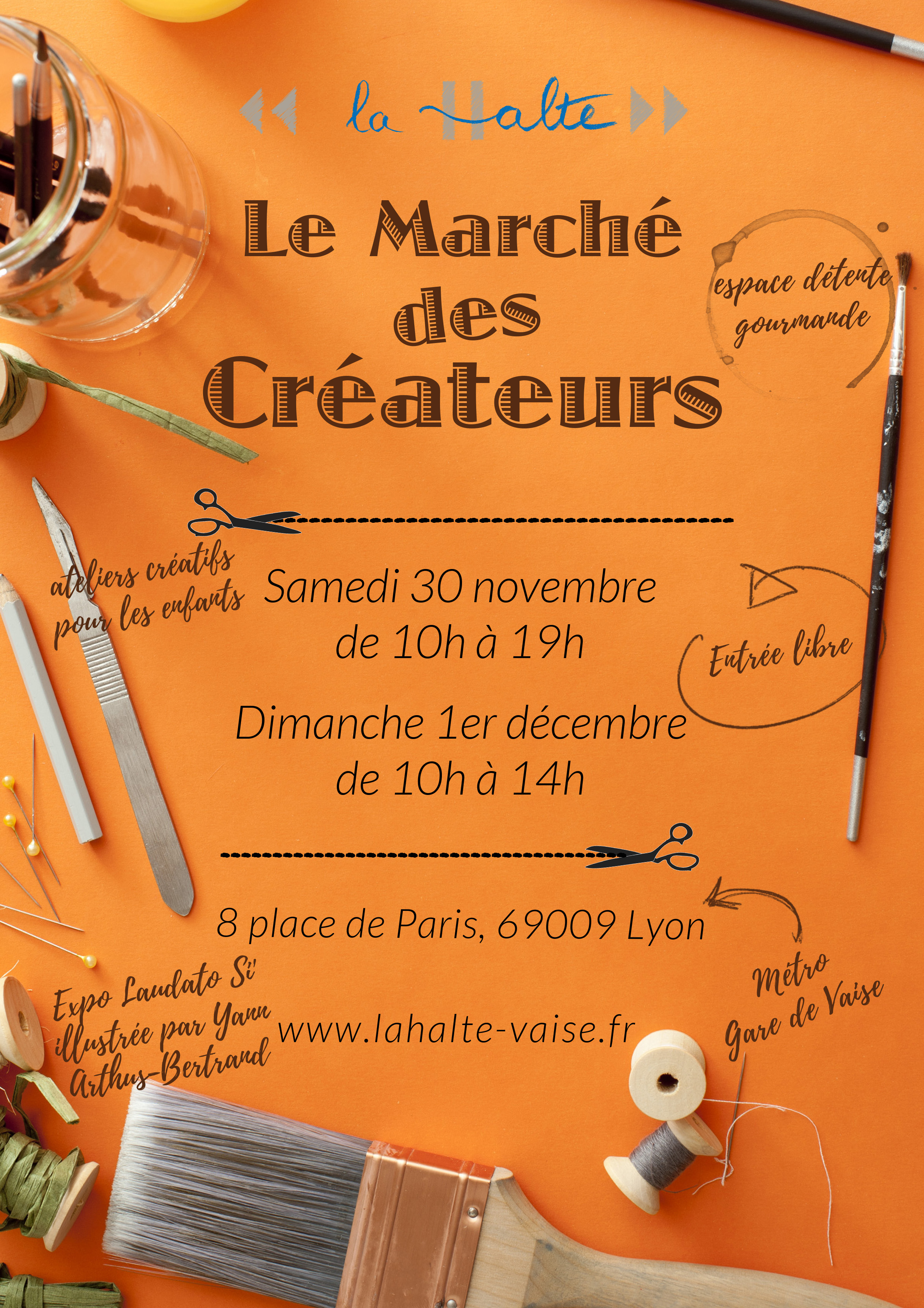 Marché des créateurs la halte 2019